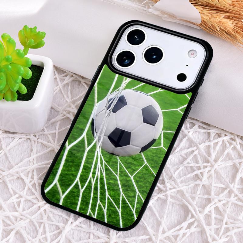 Soccer Ball Football Futbol Shockproof Phone Case for iPhone 17 Air 16e 15 11 12 14 13 Pro Max Cover Coque