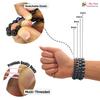 Plus Value Black Obsidian Bracelet for Protection | Stylish Charm Crystal Bracelet for Men Women Boys and Girls (Beads Size: 8mm, Jute Bag)