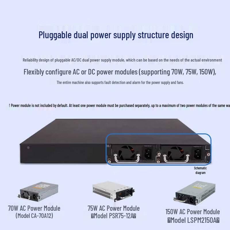 H3C S5560S-52F-EI Layer 3 Managed Gigabit Fiber Enterprise Switch