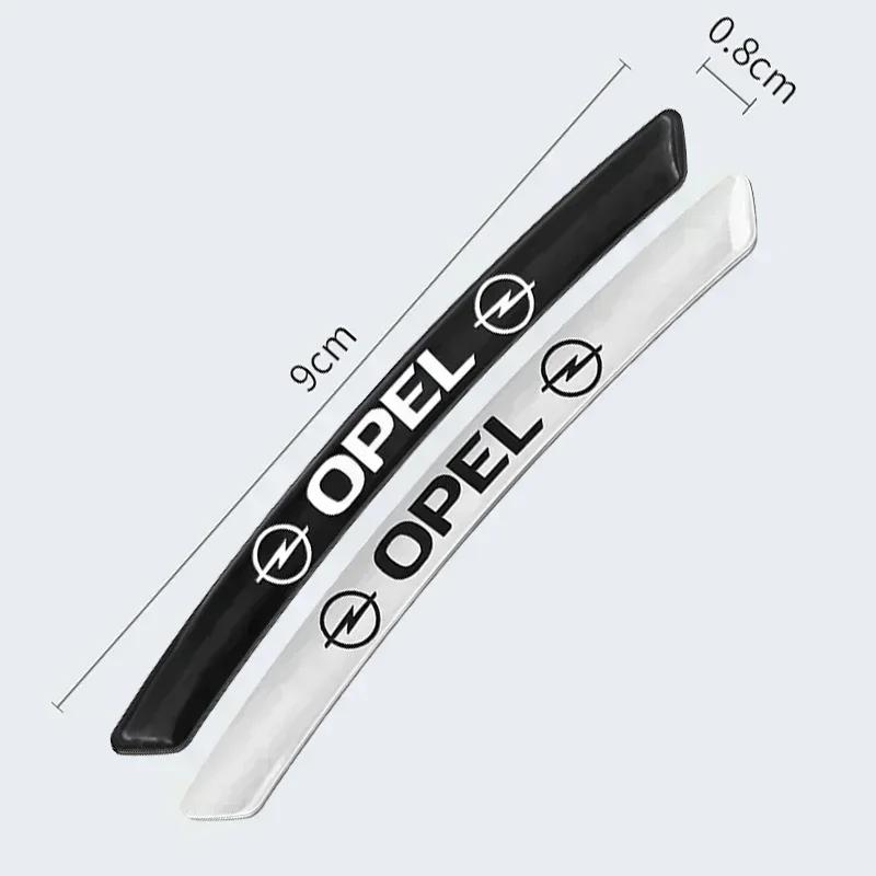 4Pcs Car Wheel Hub Stickers Alloy Metal Decals For Opel Meriva Corsa Astra Vivaro Signum Insignia Mokka Adam Combo Junior
