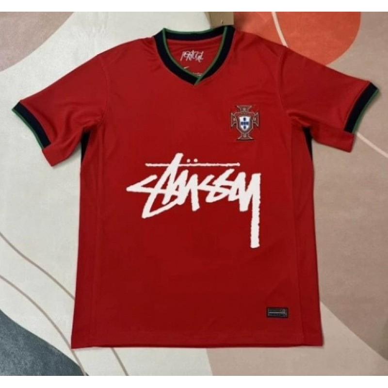 Stussy iedvesmots retro futbola krekls Brazīlija