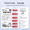 Clothing Wash Care Label Printer and Ribbon for Hang Tags and Certificates