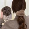 Winter Soft Hair Scrunchies For Women Plush Elastic Hair Band Multicolor Rubber Bands Ponytail Holder Headband Hair Accessories