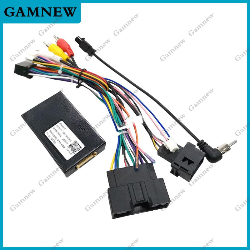 Car 16pin Android Wiring Harness With Canbus Box for Mazda BT-50 2015-2020 Aftermarket Stereo Installation Wire Adapter