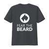 Fear The Beard Funny Schnauzer Lover T Shirt For Dog Lovers Fun Vintage Stretched Streetwear Breathable Fashion Soft