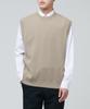 MUSINSA STANDARD Lambswool Crew Neck Knit Vest [Beige]