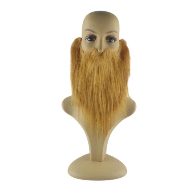 Halloween Beard Facial Hair Disguise Accessories Fake Mustache Party Supplies