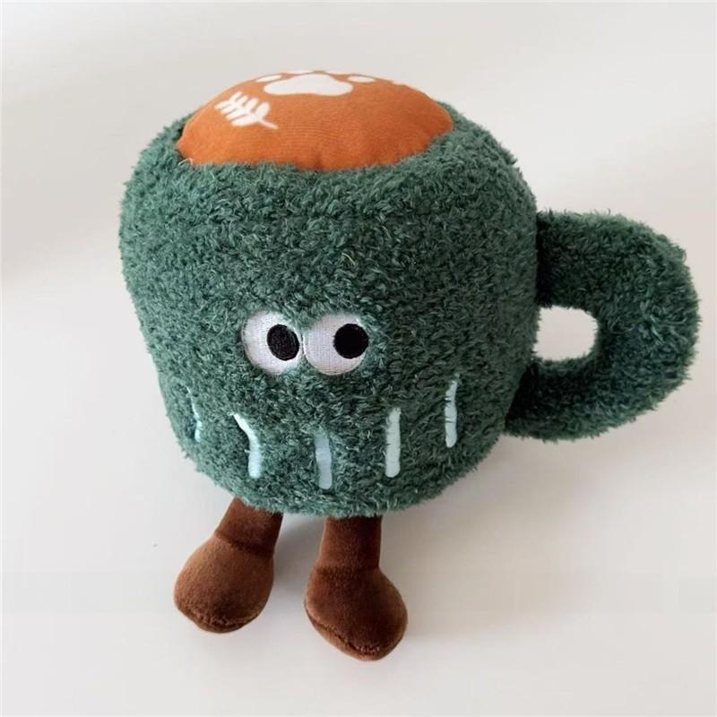 Adorable Plush Coffee Cup Pineapple Bread Milk Box Stuffed Animal For Room Decor