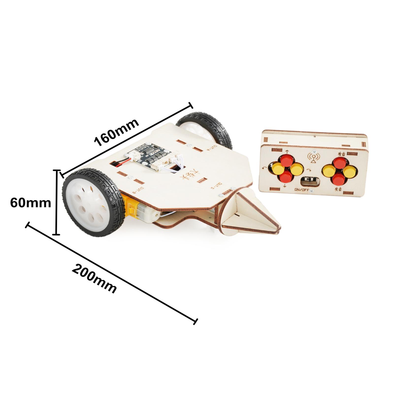 

Remote Control Battle Confront Car Kids Science Toy Technology Physics Puzzle Kit Educational Toys for Children Learning Toy Y5585YY-