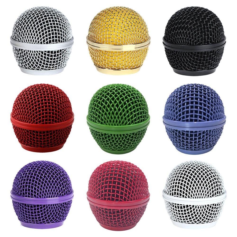 1Pcs Steel Mesh SM58 Microphone Replacement Grille Microphone Grill Head Ball  for SM58 Beta58