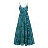 Women's Casual V-Neck Fashion Printed  Pullover Sleeveless Loose Dress
