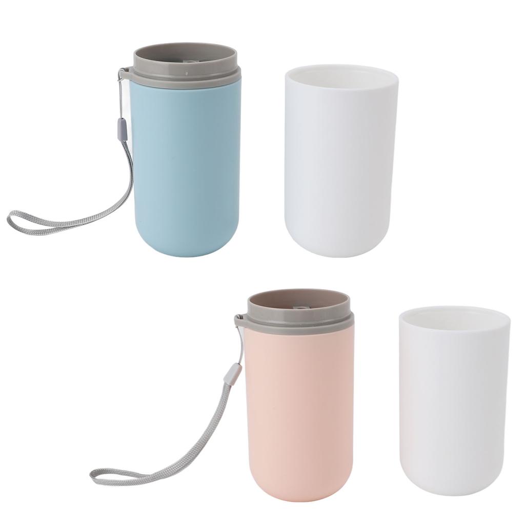 Travel Toothbrush Holder Case Plastic Multifunctional Portable Toothbrush Cup Case
