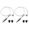 Hydraulic Brake Bleeding Hose, Bleeding Tool Kit with One-way Valve for Car, Motorcycle, Clutch