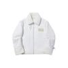 Li Ning Veste unie à col zippé Femme Vestes Blanc cassé AJDT536-2