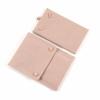 Portable Soft Velvet Jewelry Organizer Pouch Lightweight Button Closure Storage Bag Wedding Gifts Bag For Jewelry Earring Holder