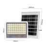 Solar Powered LED Flood Light IP67 Waterproof Outdoor Security Lights Auto-On Outdoor Wall Floodlight Timing for Patio Path Yard