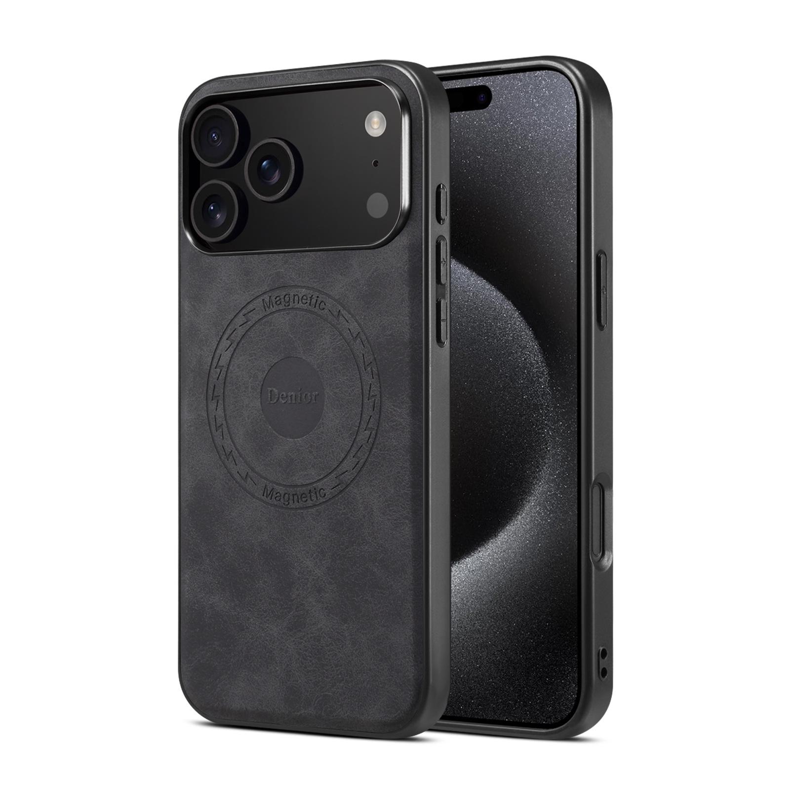 

Чохол Denior з магнітною бездротовою зарядкою для iPhone Pro Max iPhone 15 Pro чорний