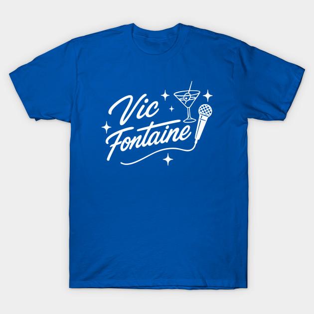 

Men Black Print T-shirt Swingin’ With Vic Fontaine No-Cut Transfer Paper Print Cotton Tshirt 4XL королевский синий