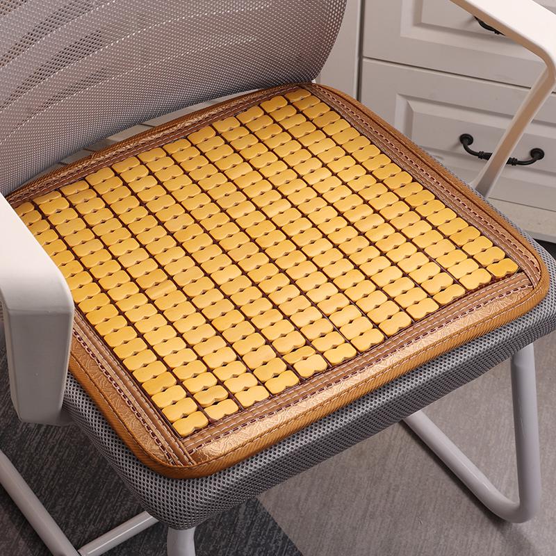 Breathable Bamboo Summer Cool Mat Cushion for Office and Car Chairs