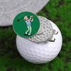 Golf Ball Markers with Magnetic Hat Clip Durable Construction Compact Design Portable Personalized Ball Marker Hat Clip Set