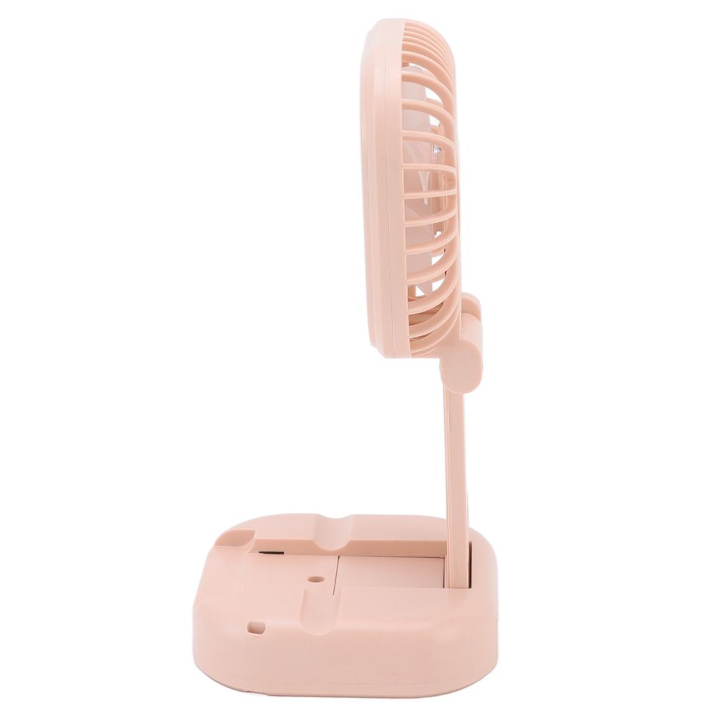 Ventilator Portabil Pliabil Viteză Vânt 3 Nivele Alimentat USB Reîncărcabil Rotativ de Mână Desktop Mic