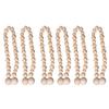 Vintage Wood Beaded Curtain Holders Tiebacks 6Pieces Set Window Drape Holdback for Bedroom and Living Room Decoration