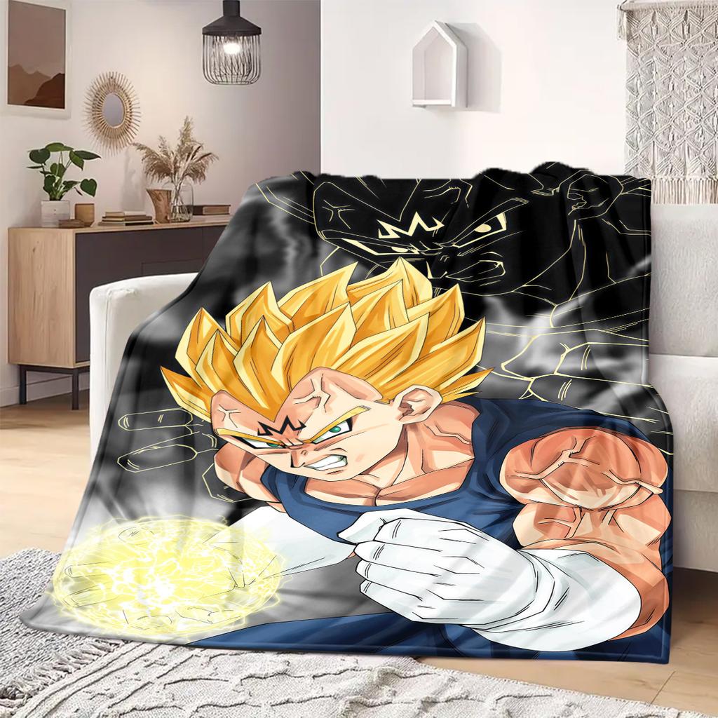 Vegeta Print Blanket Warm Comfortable Flannel Blanket Suitable for Bedrooms,Sofas, Beds,Chairs,Travel -QIAO149