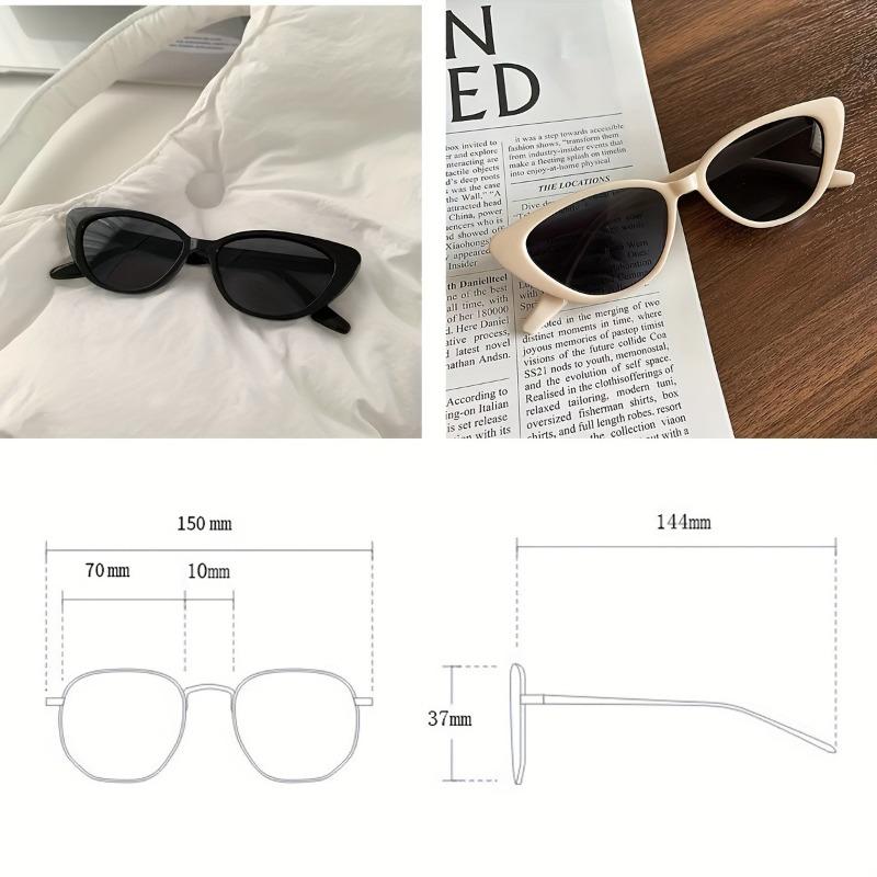 2 pairs cat eye style black and milky white. Vintage and versatile the perfect gift for family and friends