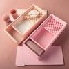 Anti Spill Corn Starch Box With Detachable Grid And Brush Mess Free Craft Tool For Jewelry Making Supplies