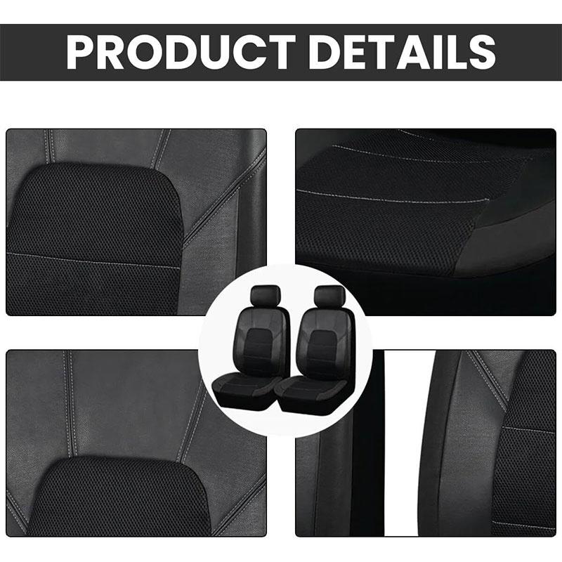 Car Seat Cover Full Set Cloth Universal Polyester Breathable Washable Suitable For Car Truck Van Suv Car Accessories