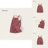 Girl Summer Clothing Set With Cotton Gingham Pattern For Ages 3 To 8
