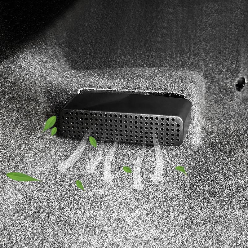 Car Accessories For Toyota Corolla Cross XG10 -2023 Hybrid Rear Seat Air Vent Anti-Blocking Dust Cover Net Air Outlet