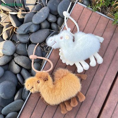 Mini Desert Camel Plush Keychain Accessories For Handbag Or Backpack Decor Desert Tourism Gifts