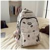 High Value, Fresh and Sweet Alphabet Backpack, Light, Simple and Large-capacity Backpack for Junior High School Students