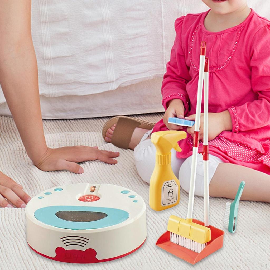 5 Stück Kinder Reinigungsgeräte Set Spielzeug Spielzeug Simulation Pädagogisches Rollenspiel