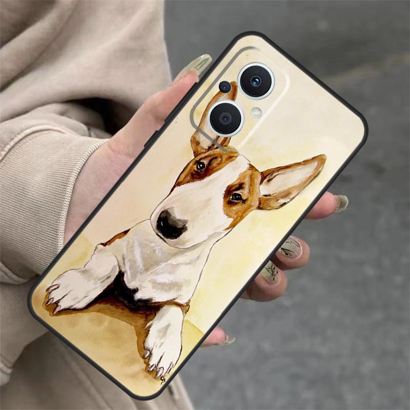 Bullterrier Bull Terrier Dog Case For OPPO Reno 7 8 Lite 10 11 12 13 14 Pro 8T 12F 13F 14F OPPO Find X8 X6 X9 Pro Cover