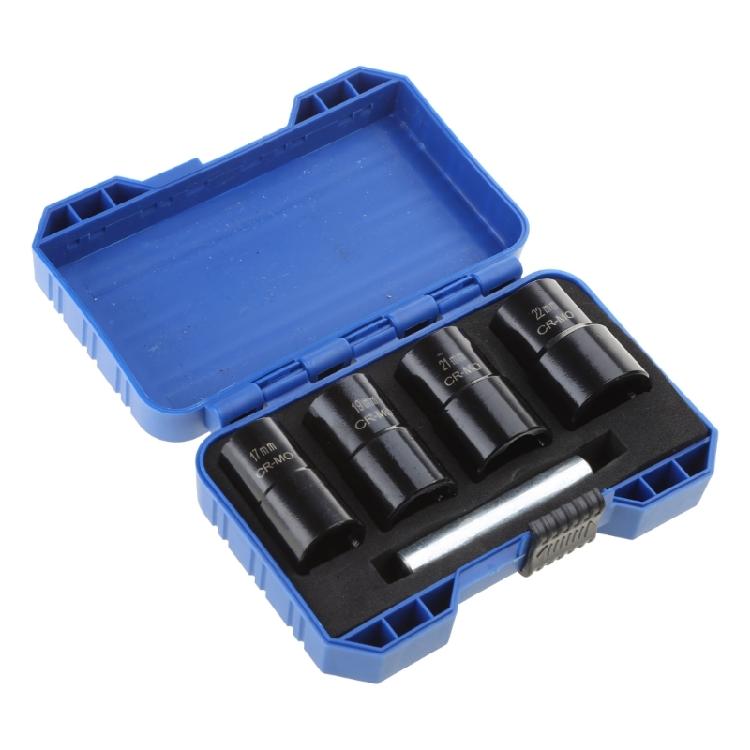 5Pcs Locking Lug Nut Master Key Set | SAE & Metric Wheel Lock Removal Kit