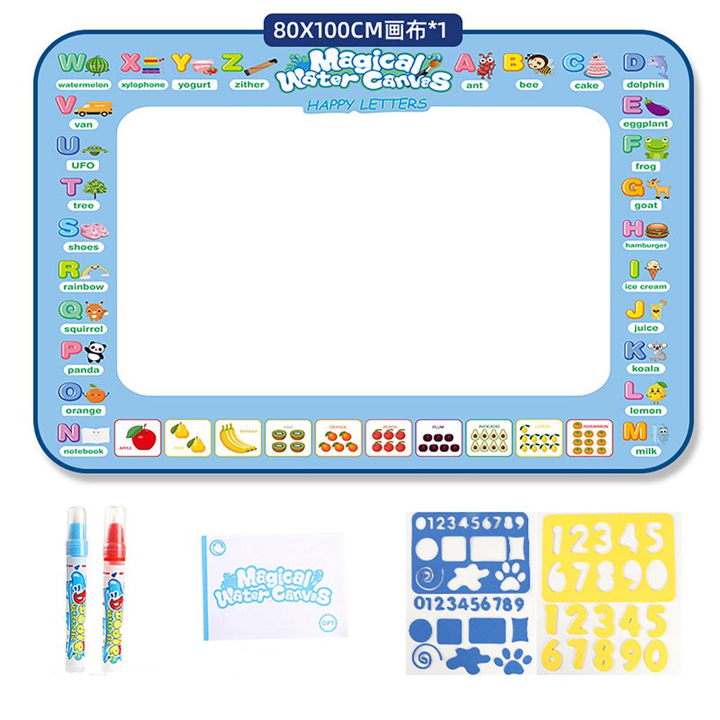 Magical Water Canvas, Magic Water Painting Pad, Children'S Drawing, Repeated Graffiti, Water Painting Carpet Toy
