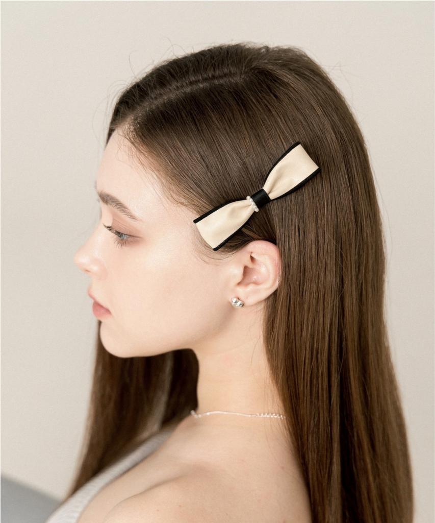 Lilykori Beige Tiny Pearl Hair Pin