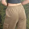 DURAN Corduroy Fleece-Lined Semi-Wide Cargo Pants Dbf4W-9191 4 Colors