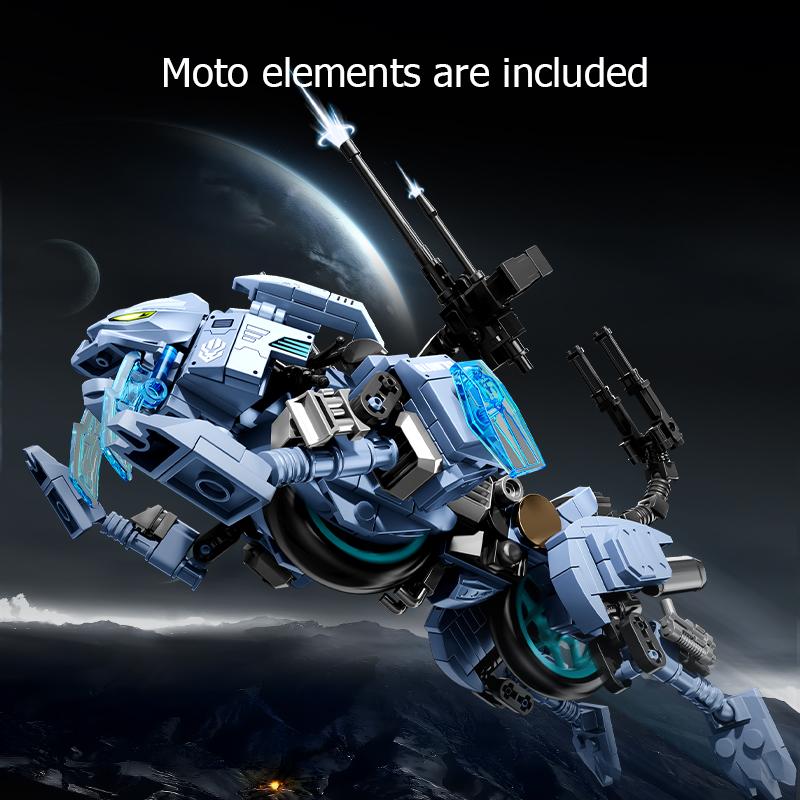 SEMBO BLOCK Animal Mechanica Series  Building Block s MOC  Animal-shaped Vehicle Transforming Mecha Blocks Kids Toys Boys Gifts