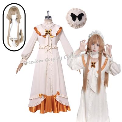 Spil Genshin Impact Sandrone Cosplay Kostumer Paryk Dukke Sandrone Nattøj Kjole Sæt Halloween Kvinder Festdragt
