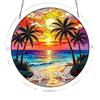 Acrylic Jigsaw Puzzle Suncatcher 83 Pcs DIY Puzzles Craft Kit for Adults Colorful Window Hanging Ornament for Women Men Home Garden Decor