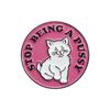 Adorable Kitten Enamel Lapel Pin - Cat Lover Collection