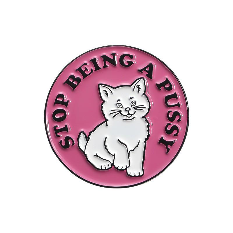 Adorable Kitten Enamel Lapel Pin - Cat Lover Collection