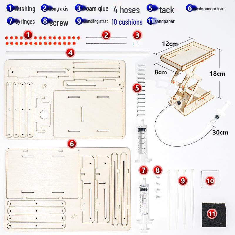 DIY Hydraulische Hebebühne STEM Klassenzimmer-Kit für Schüler