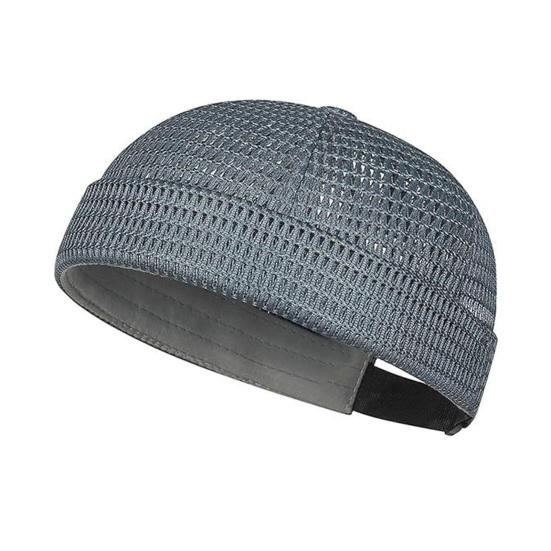 

1/2Pcs Men Hat Adjustable Custom Fit Breathable Mesh Design Lightweight Foldable Hip-Hop Style Summer Cap Outdoor Activities Travel Wear C