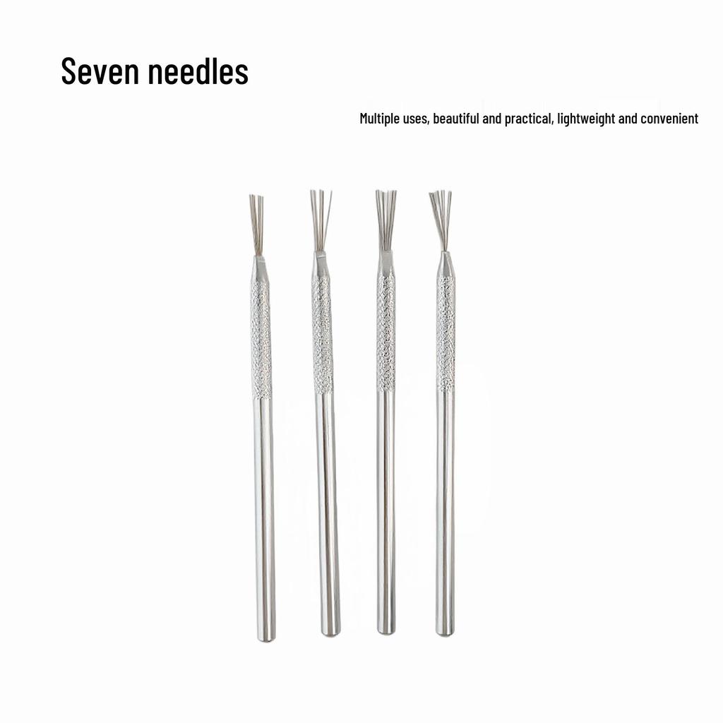 Seven-Piece Ceramic Clay Sculpting Needle Tool Set