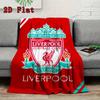 Coperta di Flanella con Fantasia Liverpool Alta Qualità Tutte le Stagioni Calore e Comfort Perfetta per Regali di Natale.