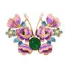 Elegant Floral Butterfly Brooch Alloy Accessory Unique Styles for Dresses Coats Portable and Stylish